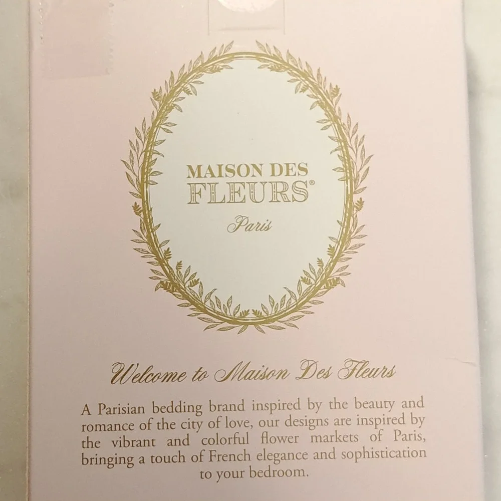 Maison Des Fleurs Paris Gray Satin‎ Pillowcases 2 Pack 100% Polyester